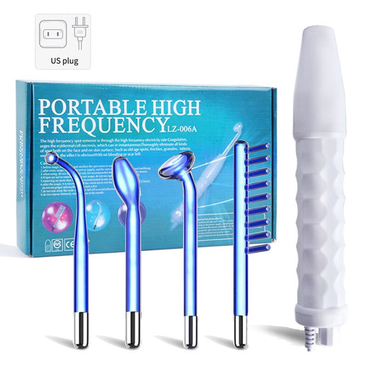 ThermaGlow: High Frequency Clinical Skin Therapy Wands with Fusion Neon + Argon Light Therapy